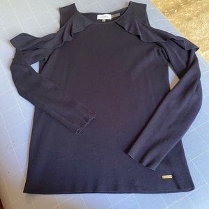 Calvin Klein cold shoulder top
